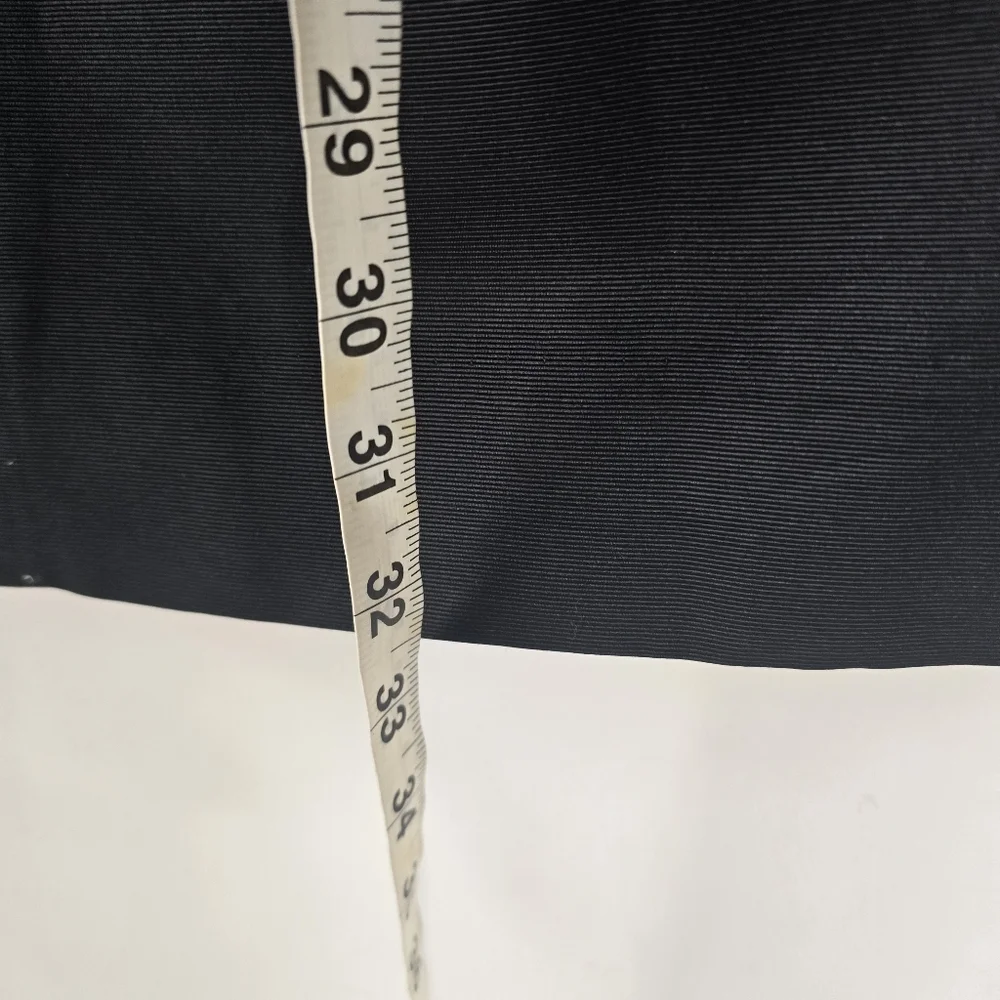 NWT J. Crew Long Pencil Skirt in Faille Sz. 8 Black Party Minimalist